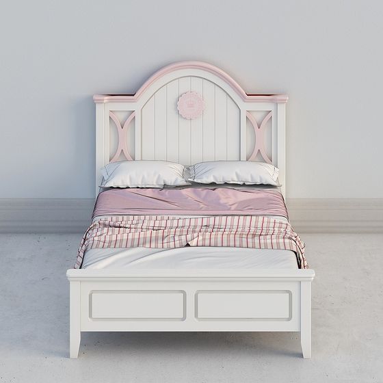Enchanting Princess Bed Frame 3D model