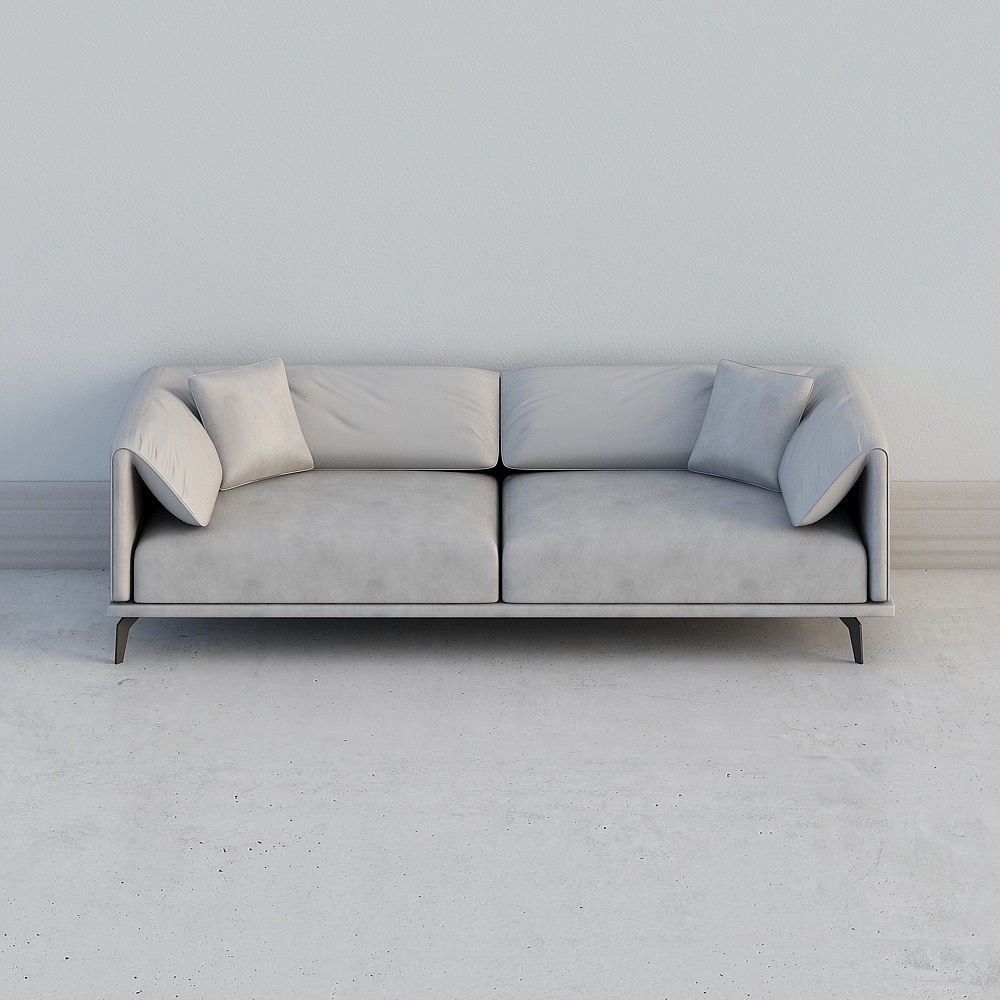 Urban Comfort 3D Model Sofa for Modern Spaces
