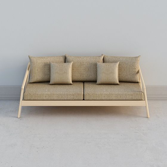 Urban Comfort 3D Model Sofa for Modern Design