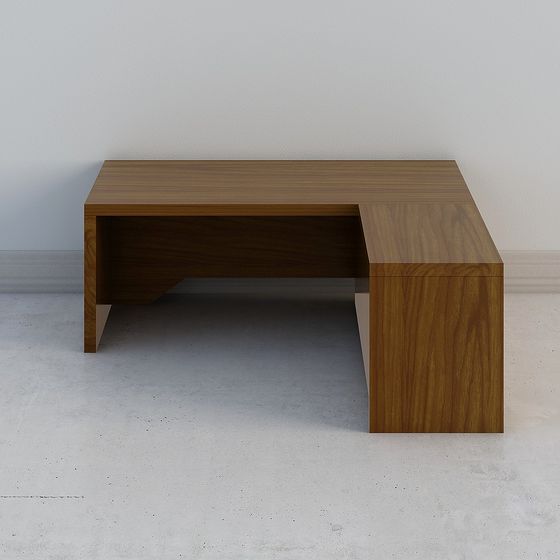 Urban Edge Desk 3D model for Modern Spaces