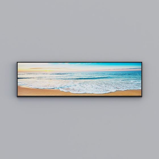Beach Panorama 3D Model