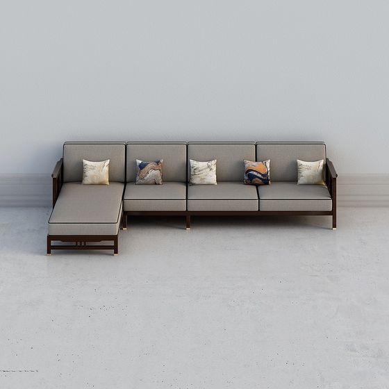 Urban Comfort Sofa 3D model