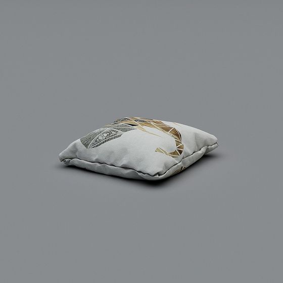 Art Deco Pillow 3D model