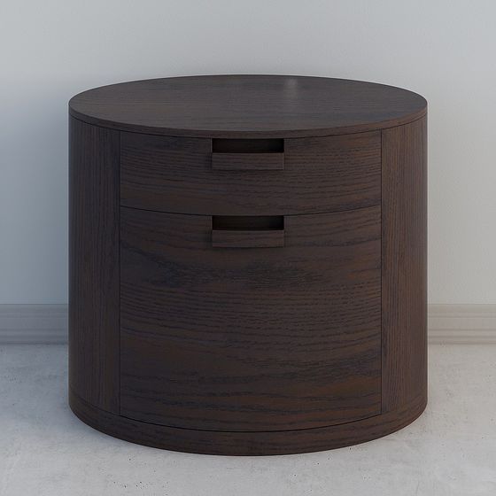 Urban Elegance Round Table 3D model for Modern Spaces