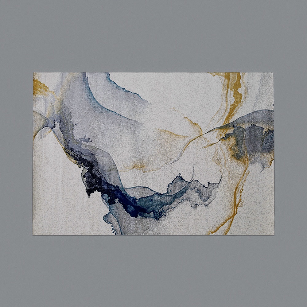 Modern abstract ink carpet model 352181-3