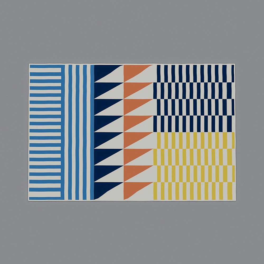 Nordic Geometric Fabric Carpet