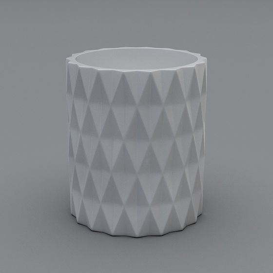 Prism Vase Low Polygon 3D model
