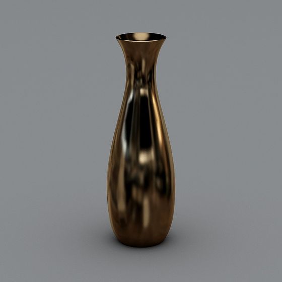 Golden Elegance 3D model for Creative Projects
