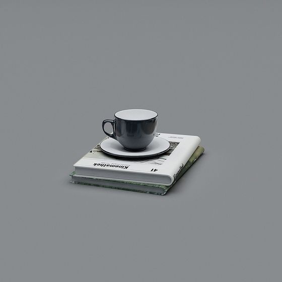 Tranquil Reading Nook 3D model