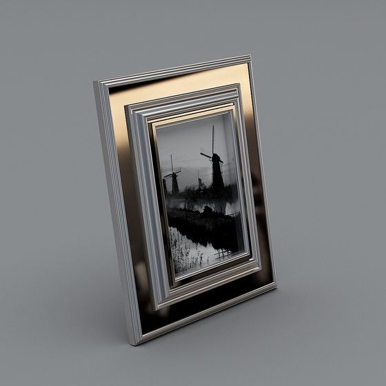 Vintage Frame 3D Model for Artistic Designs
