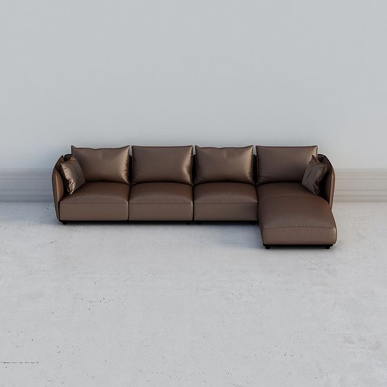 Urban Comfort Sofa 3D model for Modern Spaces