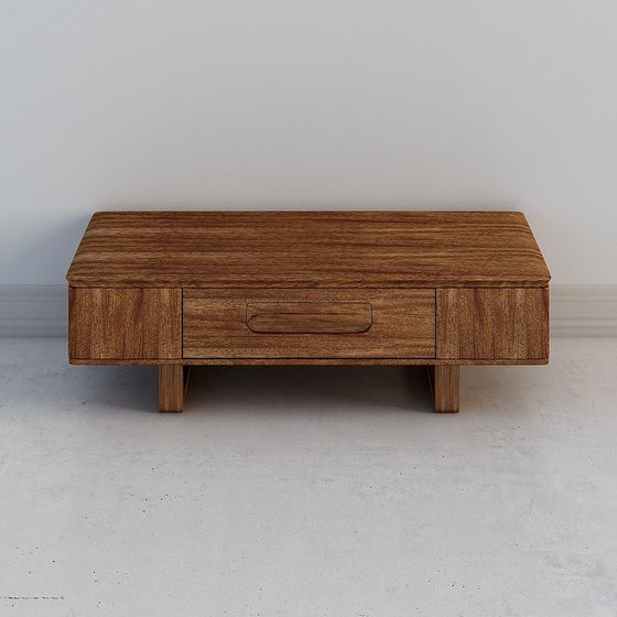 Wooden Coffee Table 3D model