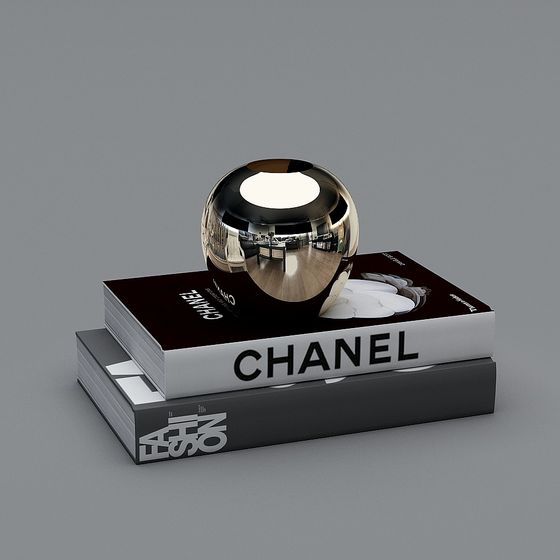 Chanel Sphere Low Poly High Detail 3D Model
