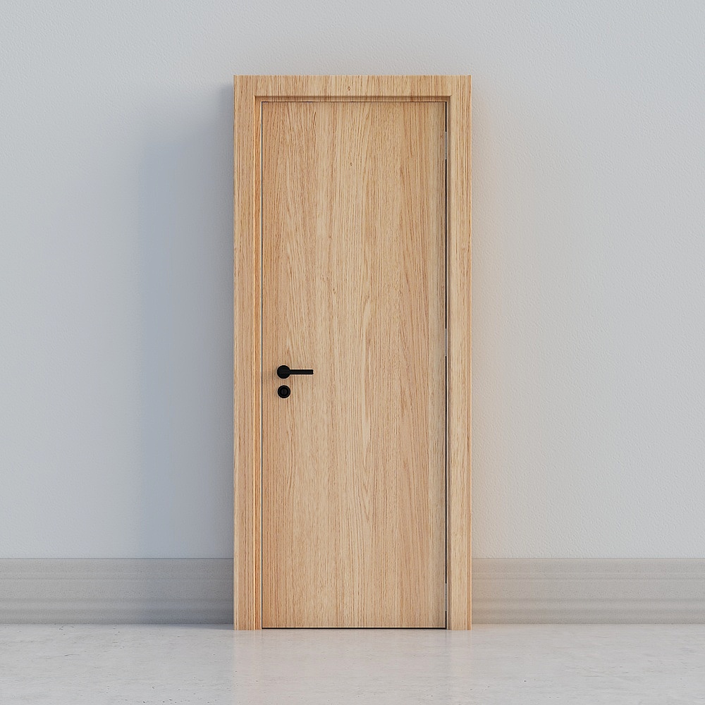modern wooden door