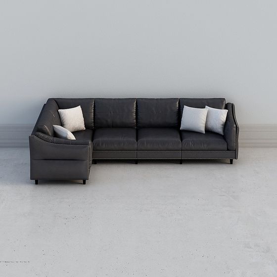 Elegant Modern 3D Sofa Model