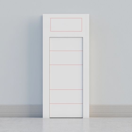 Minimalist Door 3D model for Modern Spaces