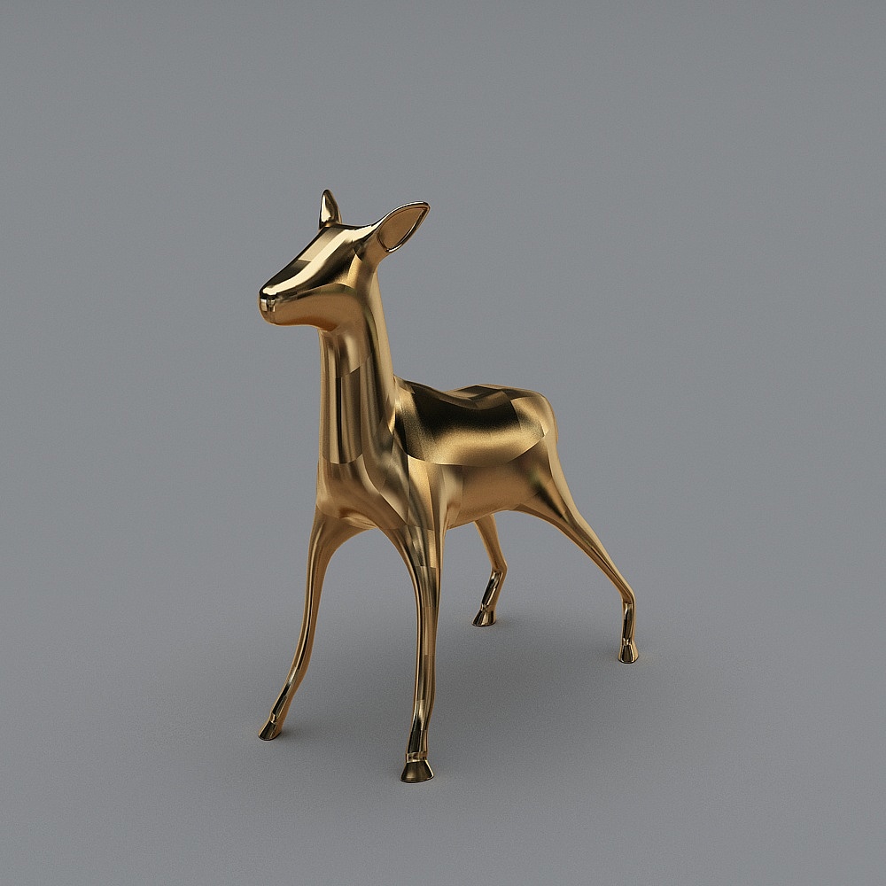Table set piece deer