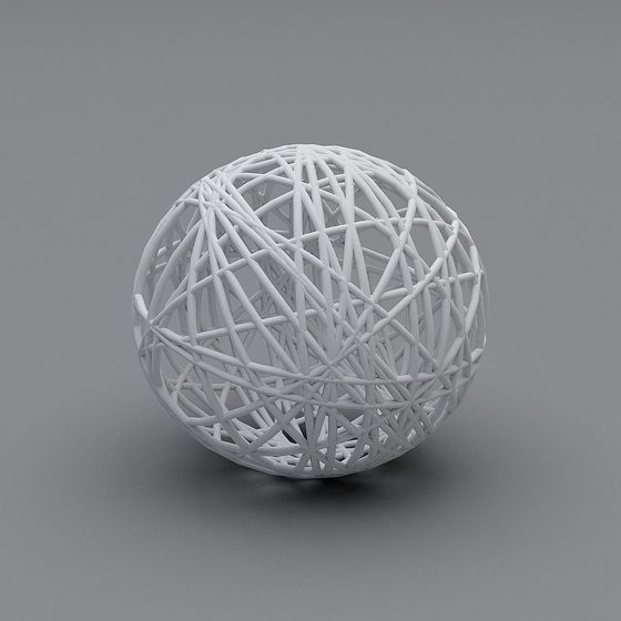 Woven Sphere 3D model