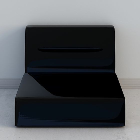 City Window 3D model in Low Poly Style