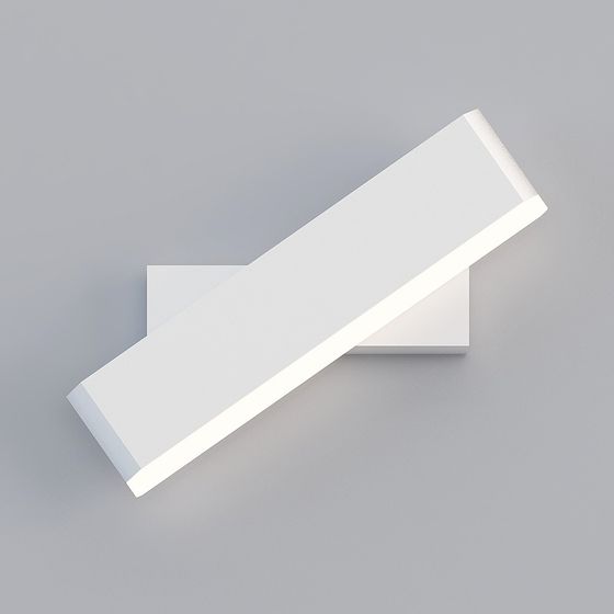 Minimalist Line Lamp 3D model for Modern Spaces