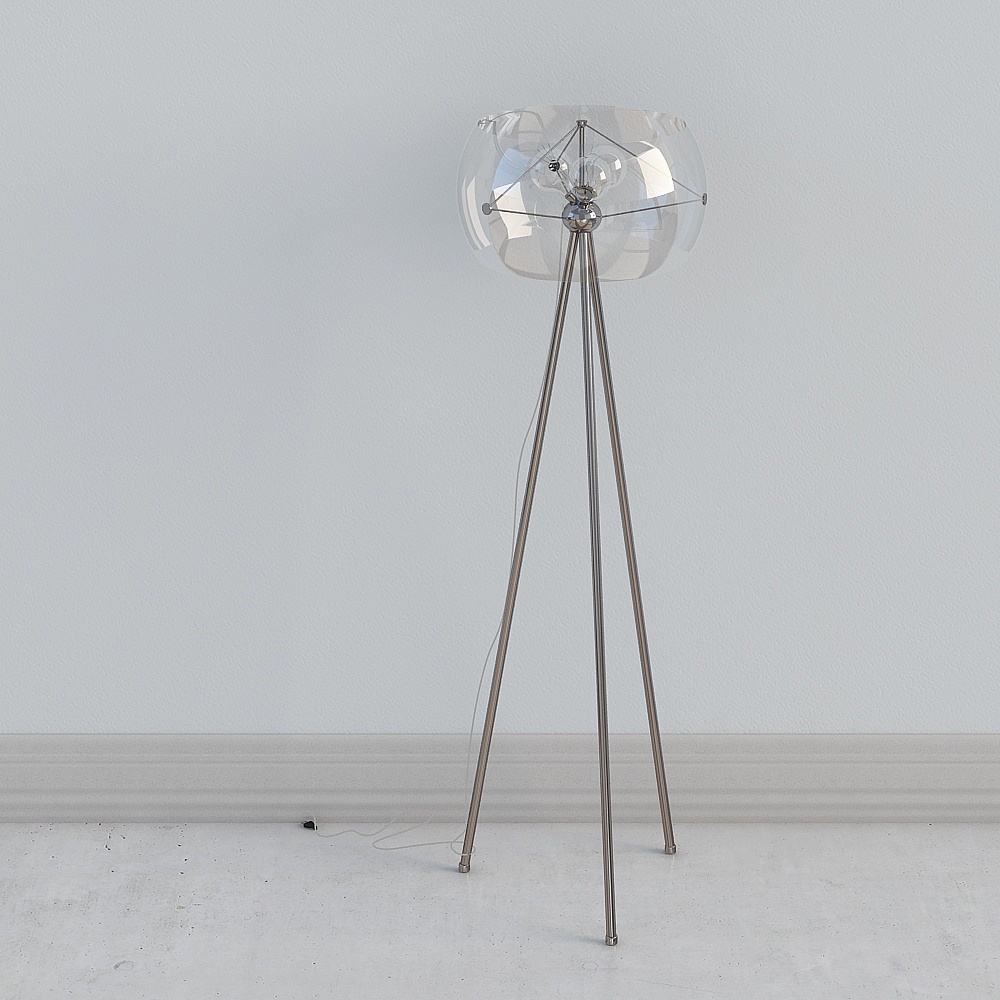 Lámpara de pie industrial