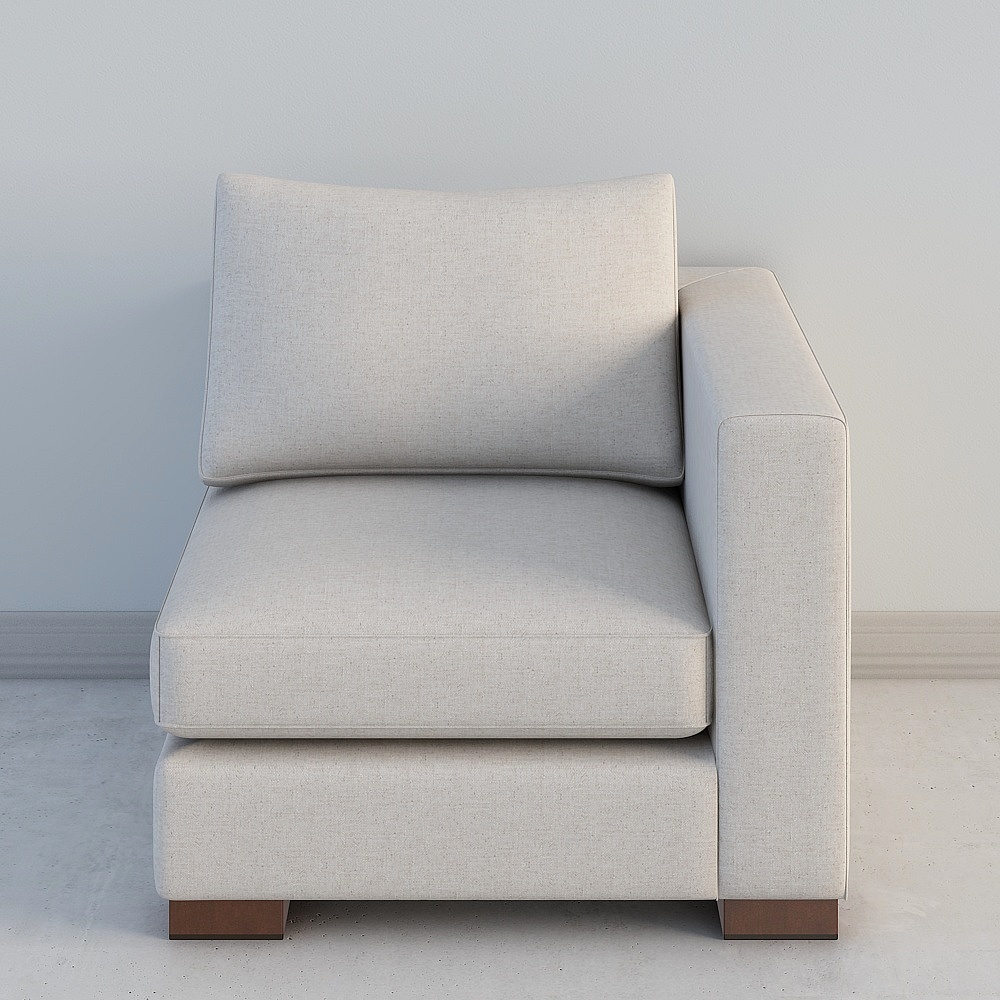 Canapé Jacob individuel avec accoudoir droit