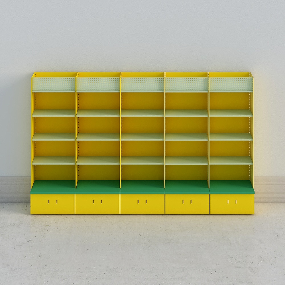 Bookcase single multi-row (children). wood)