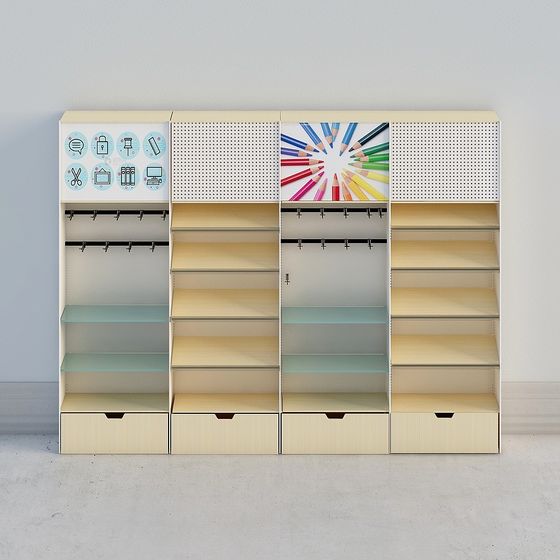 Creative Storage Cabinet 3D model