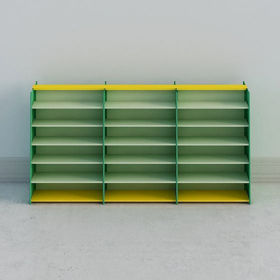 De nombreuses rangées d'enfants dans la bibliothèque (bois 3 rangées)