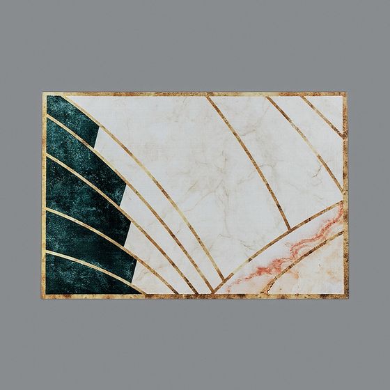 Abstract Marble Puzzle 3D model for Creative Spaces