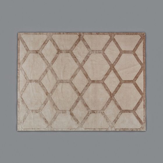 Hexagon Lattice Rug 3D model