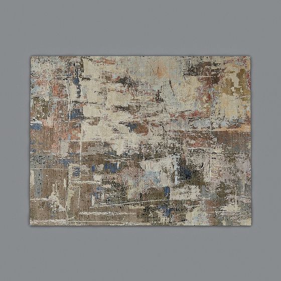 Unique Abstract Collage 3D model