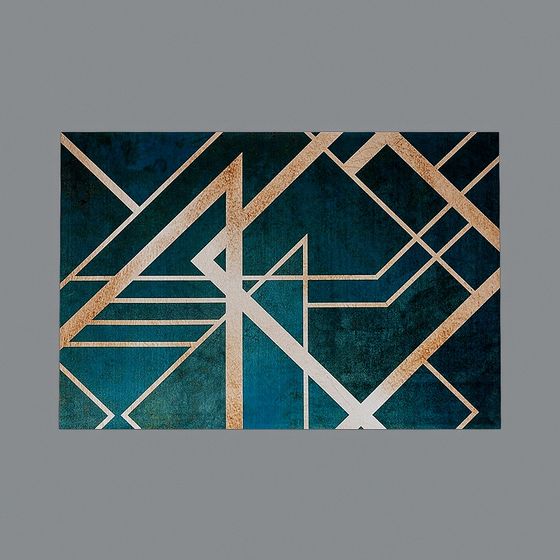 Abstract Geometric Carpet 3D Model