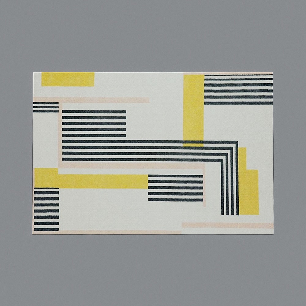 Abstract Striped Carpet 3D model