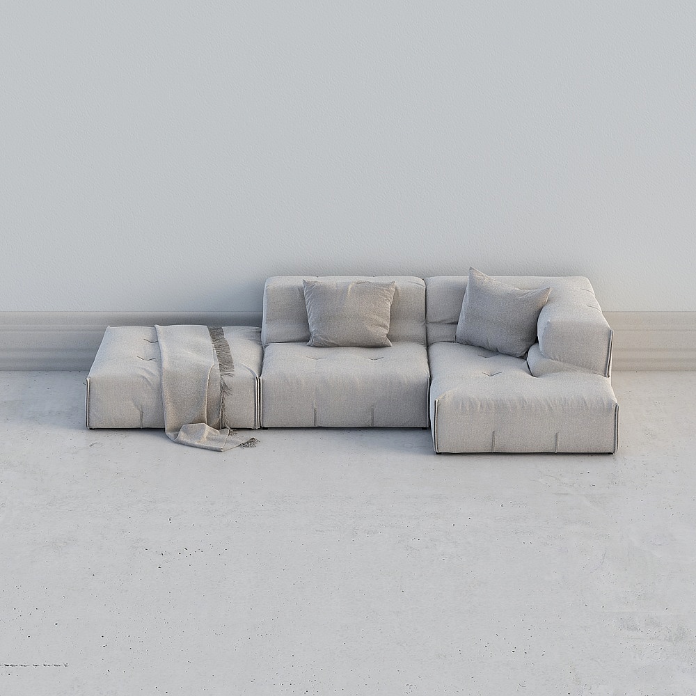 Модель тканевого дивана