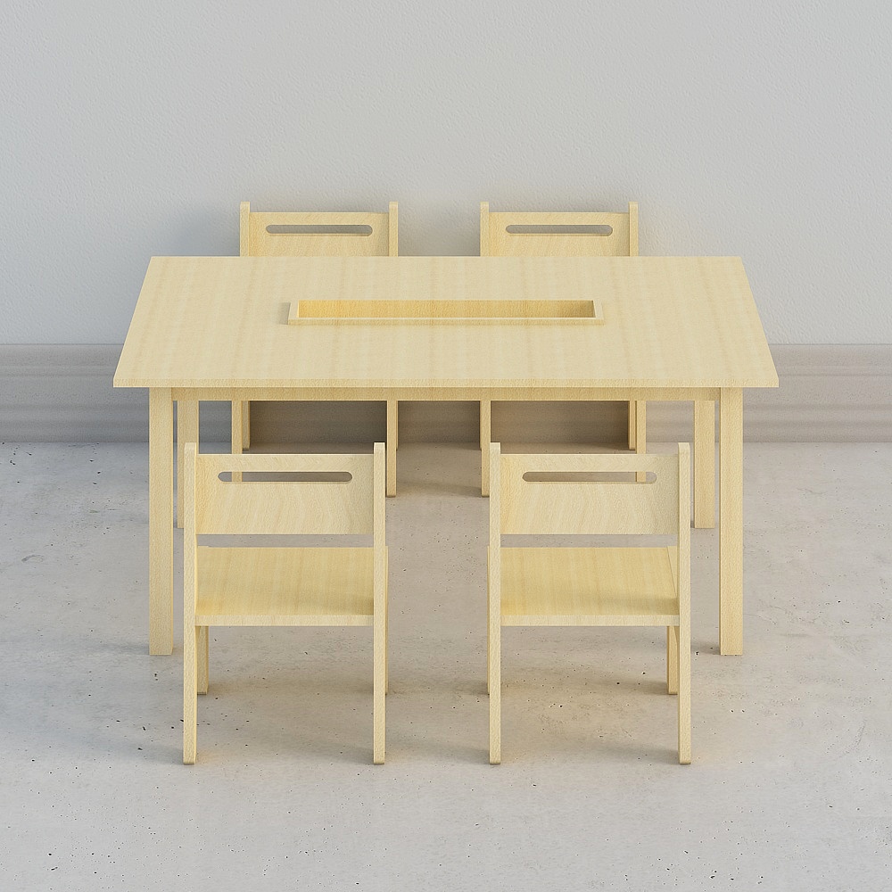 バーツールテーブル & 椅子4脚