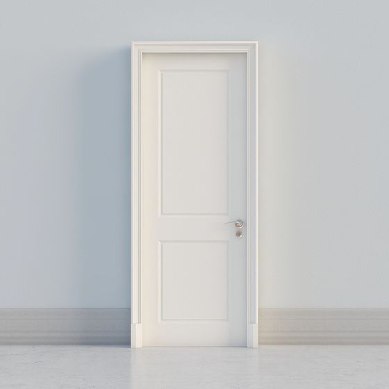 Elegant Minimalist 3D Door Model