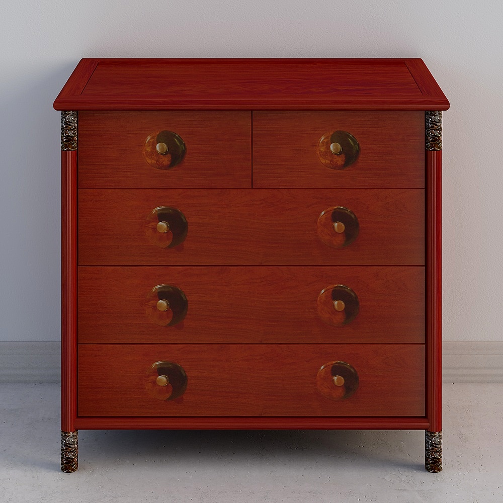 Cinco armarios de estilo oriental