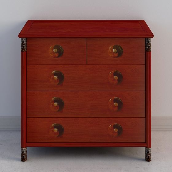 Cinco armarios de estilo oriental