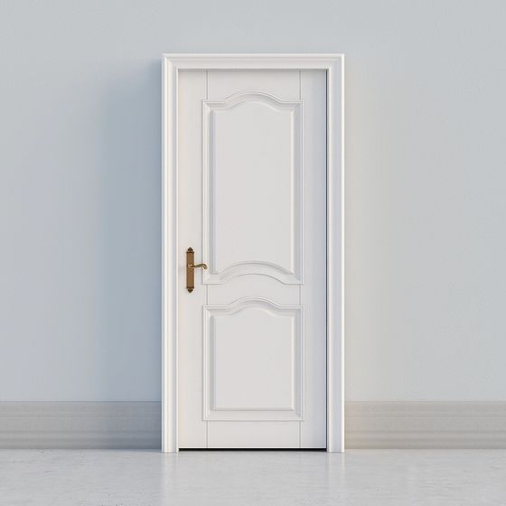 Classic Arched Door 3D model