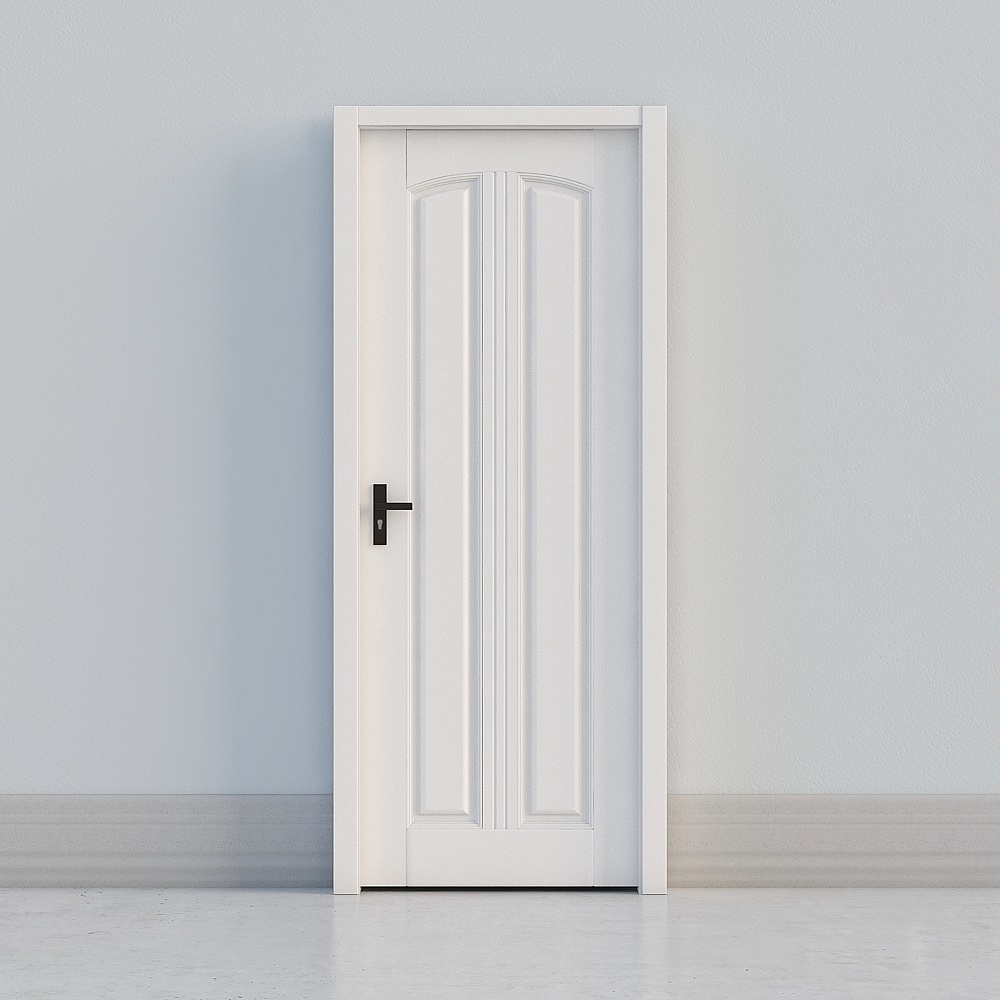 Pure Door 3D model - Minimalist Design