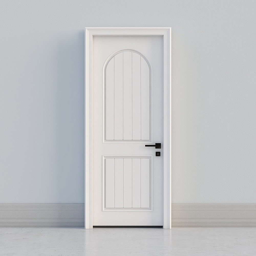 Modern Elegant Low-Poly 3D Door Model