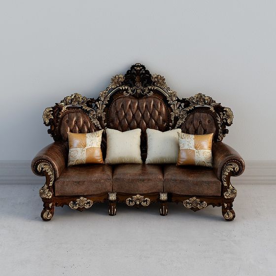 Royal Luxury Sofa 3D model
