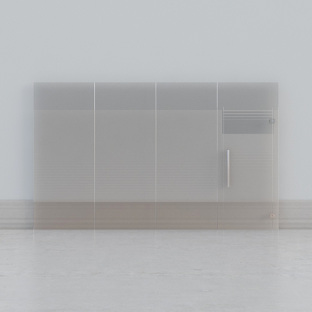 사무실 유리 문