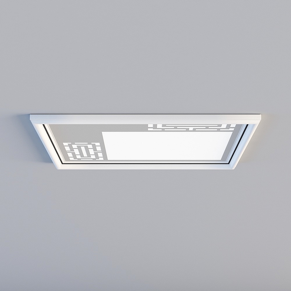 Minimalist Ceiling Light 3D Model