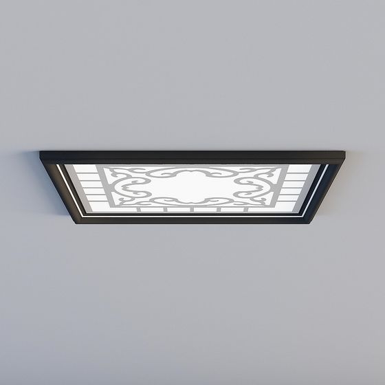 Low-Poly Ceiling Skylight 3D model