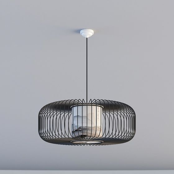 Modern Artistic Pendant Lamp 3D model