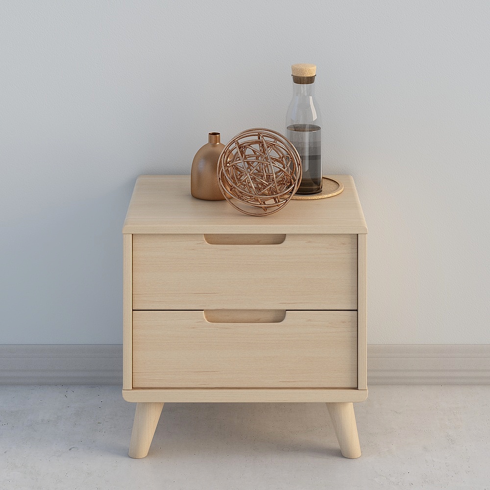 Bedside wooden