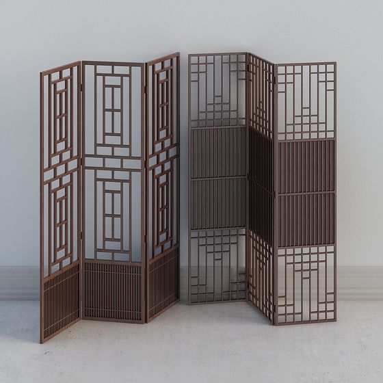 Geometric Screen Model Geometric Elegance Screen 3D model for Creative Projects