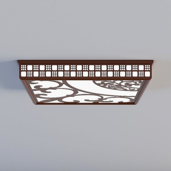 Minimalist Scandinavian Flush Mounts,Brown